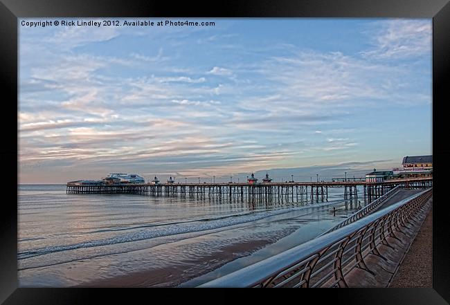North pier Blackpool Framed Print by Rick Lindley