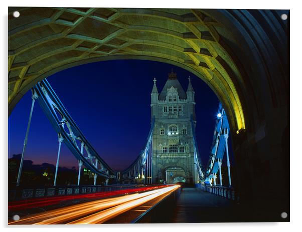 Tower Bridge London  Acrylic by Darren Galpin