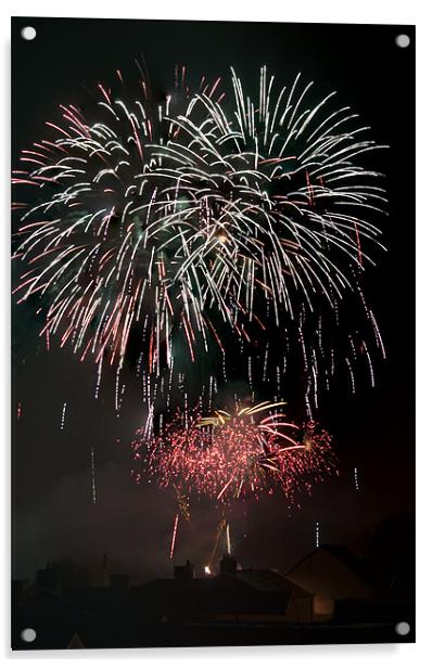 Fireworks 6 Acrylic by Steve Purnell