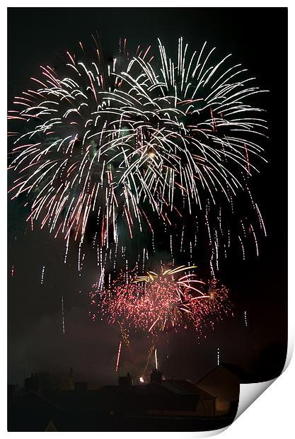 Fireworks 6 Print by Steve Purnell