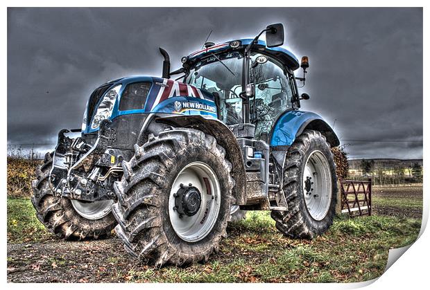 Tractor Print by Gavin Wilson