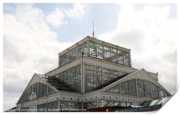 The Winter Gardens Skegness Print by philip milner