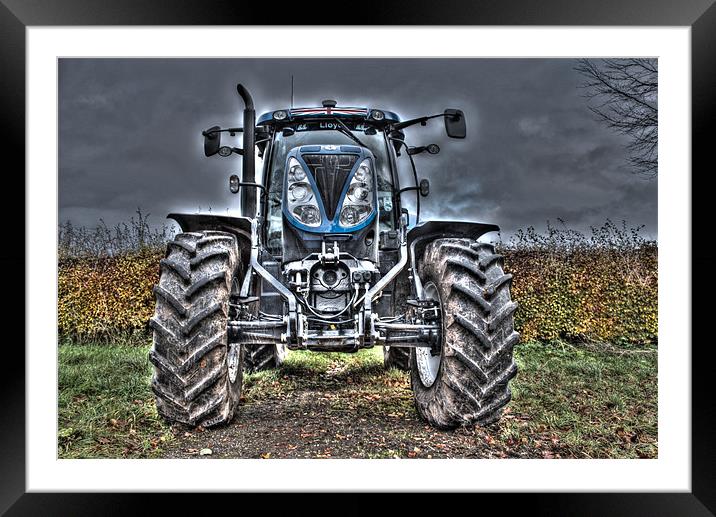 Tractor Framed Mounted Print by Gavin Wilson