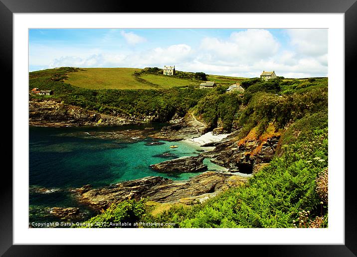 Bessy's Cove Framed Mounted Print by Sarah George