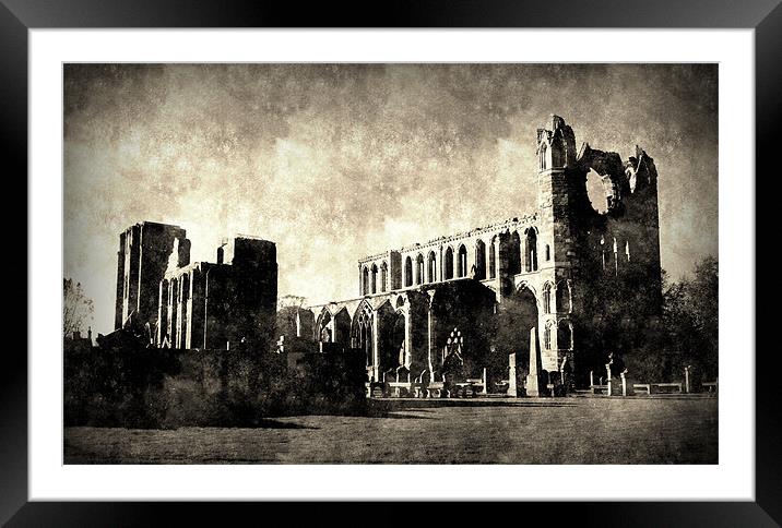 ELGIN CATHEDRAL Framed Mounted Print by dale rys (LP)