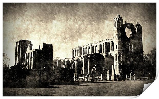 ELGIN CATHEDRAL Print by dale rys (LP)