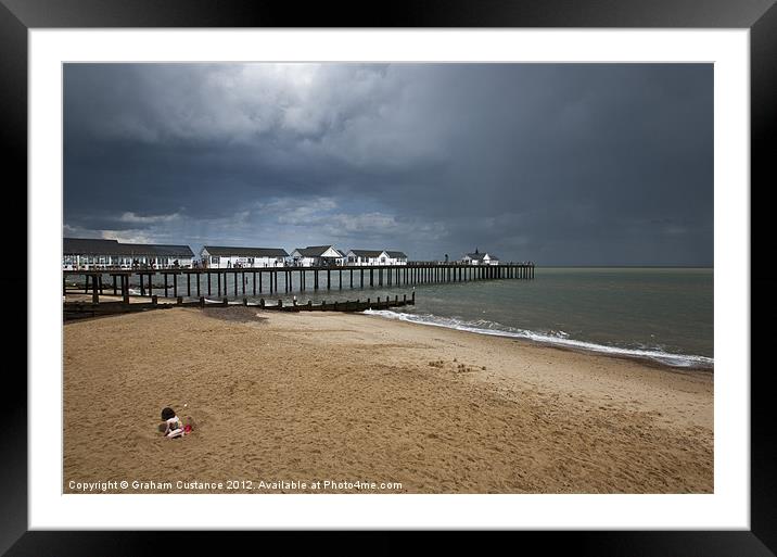 Southwold Pier, Suffolk Framed Mounted Print by Graham Custance