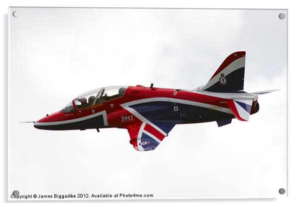 RAF Hawk T1 Solo Acrylic by J Biggadike