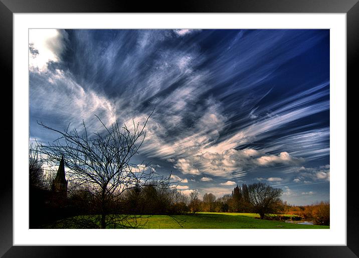 Keep Watching The Sky Framed Mounted Print by Stuart Chapman