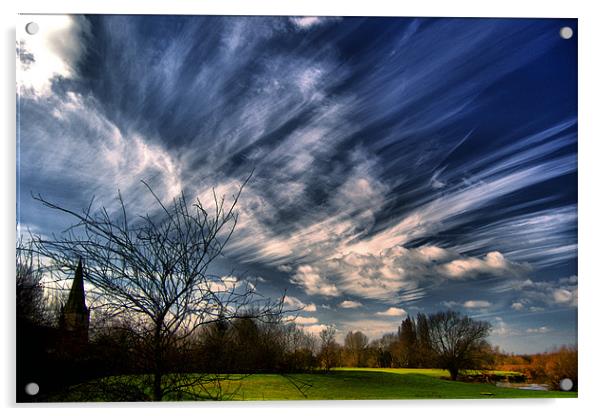 Keep Watching The Sky Acrylic by Stuart Chapman