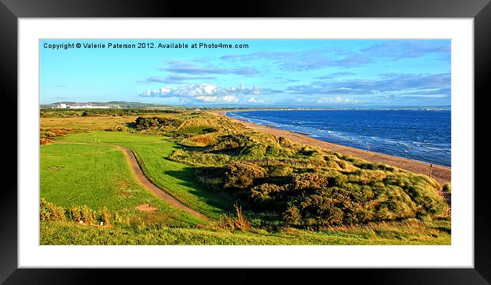 Irvine Beach Framed Mounted Print by Valerie Paterson