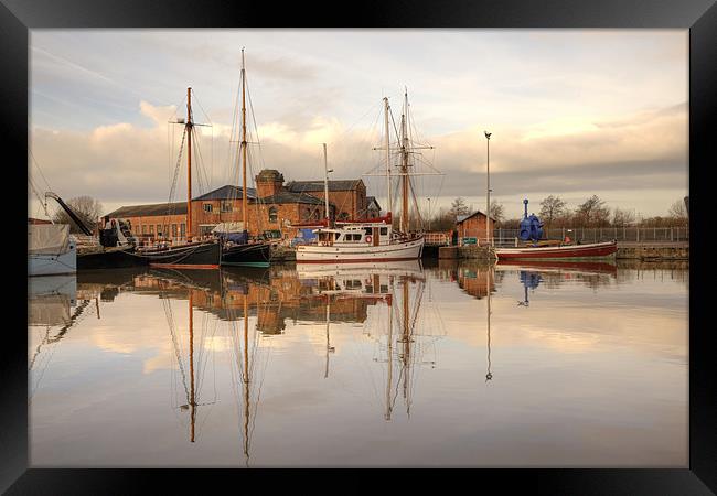 Gloucester Docks Framed Print by Catherine Joll