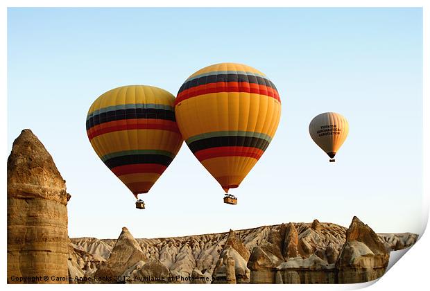 Hot Air Ballooning Print by Carole-Anne Fooks