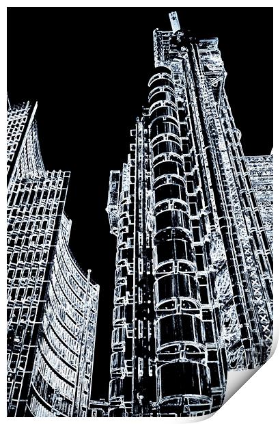 Willis Group and Lloyd's of London Art Print by David Pyatt