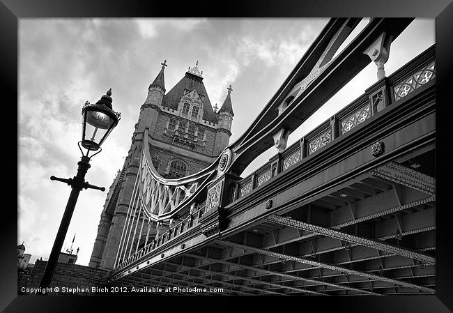 Tower Bridge Framed Print by Stephen Birch