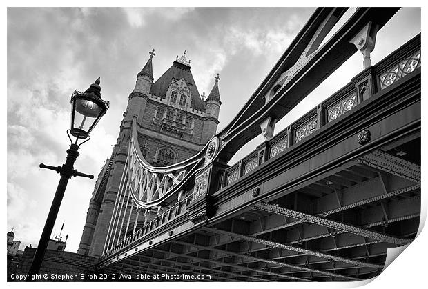 Tower Bridge Print by Stephen Birch