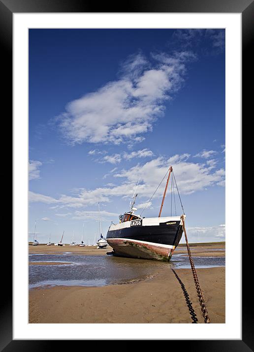 A stranded Sovereign Framed Mounted Print by Paul Macro
