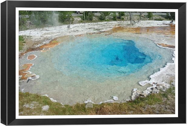 Yellowstone Park Canvas Print by Larry Stolle