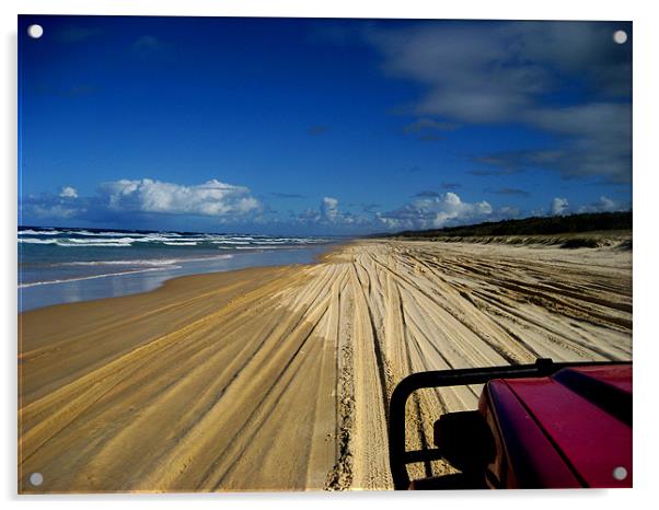 Fraser Island, Queensland, Australia Acrylic by Pete Townshend