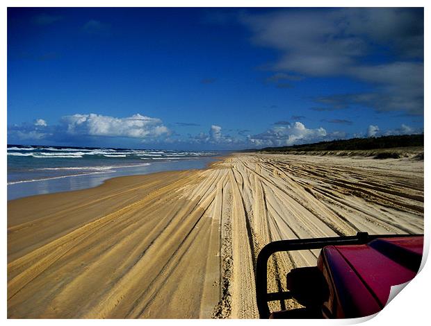 Fraser Island, Queensland, Australia Print by Pete Townshend