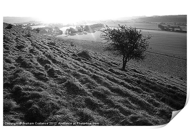 The Ridgeway Print by Graham Custance