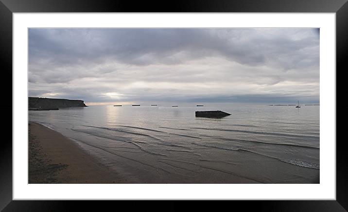 Gold Beach, Normandy  Framed Mounted Print by Thomas Grob