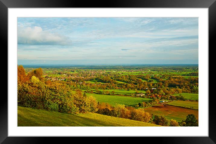 Box Hill View Framed Mounted Print by Clive Eariss