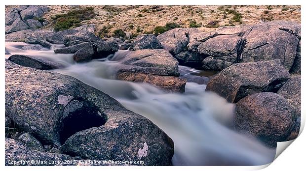 Frosty Creek Print by Mark Lucey