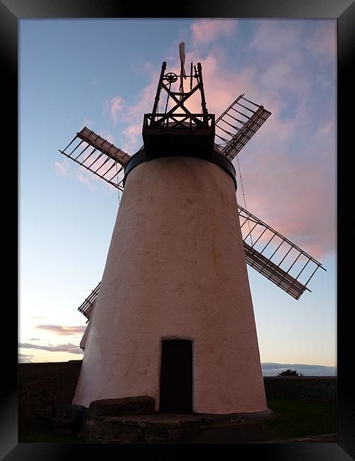 Windmill at Ballycopeland Framed Print by Noreen Linale