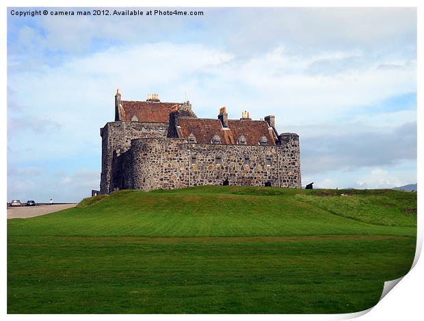 Scottish Castle Print by camera man