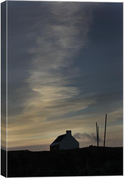 Light on the Bothy Canvas Print by Linda Somers