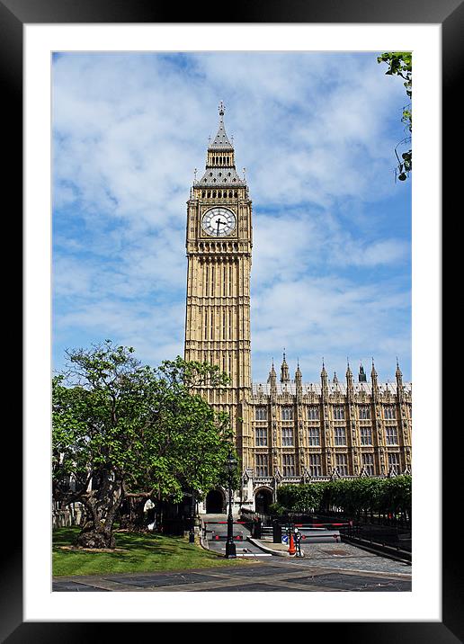 Big Ben Framed Mounted Print by Tony Murtagh