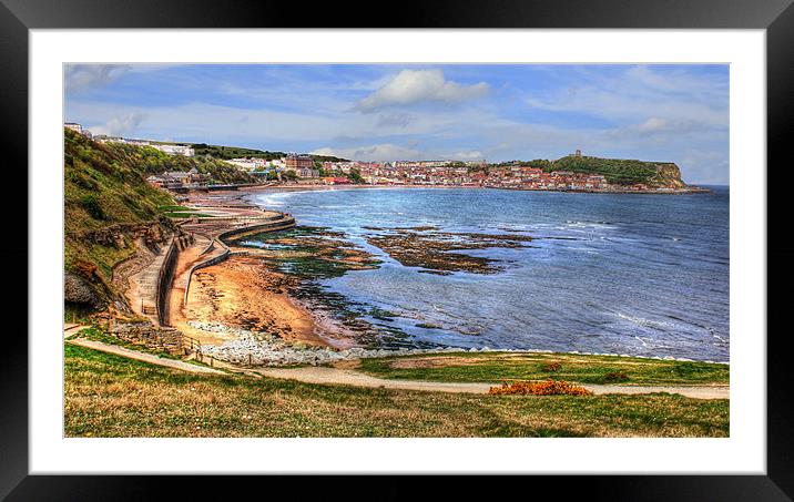 Scarborough Bay 2012 Framed Mounted Print by Martin Parkinson