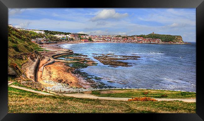 Scarborough Bay 2012 Framed Print by Martin Parkinson