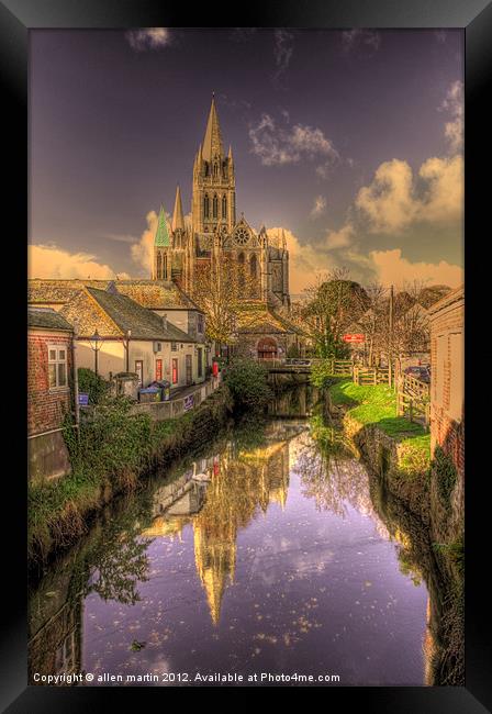 Truro Cathedral Framed Print by allen martin