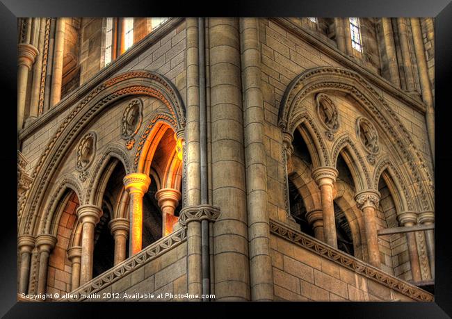 TRURO CATHEDRAL Framed Print by allen martin