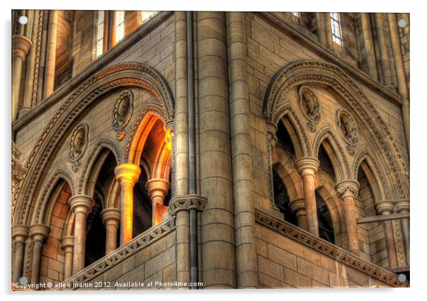 TRURO CATHEDRAL Acrylic by allen martin