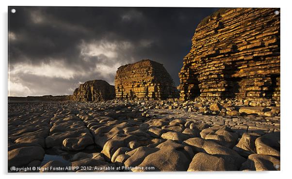 The Glamorgan Coast Acrylic by Creative Photography Wales