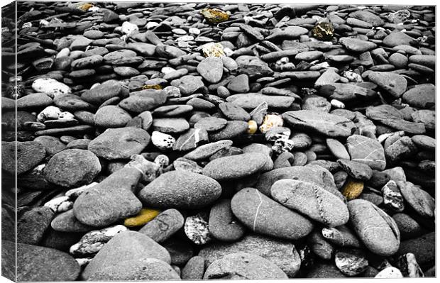Pebbles Canvas Print by keith sutton