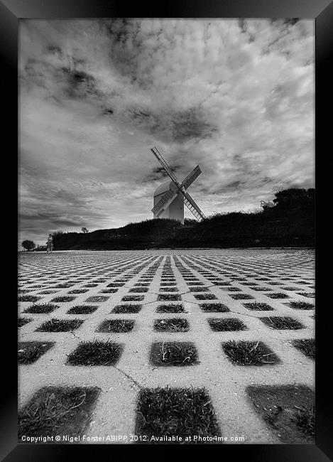 Jack & Jill Windmill Framed Print by Creative Photography Wales