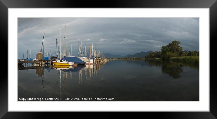 Lake Chermsee Framed Mounted Print by Creative Photography Wales