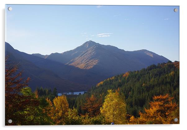 Scottish Landscape, Glenfinnan, Highlands Acrylic by Lee Osborne