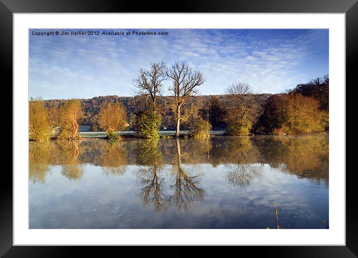 A time to reflect Framed Mounted Print by Jim Hellier