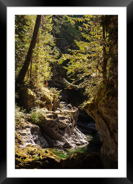 Huson Caves Framed Mounted Print by Thomas Schaeffer