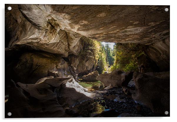 Huson Caves Acrylic by Thomas Schaeffer