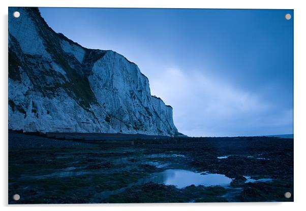 Dawn at the White Cliffs of Dover Acrylic by Ian Middleton