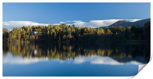 Lake Bled Print by Ian Middleton