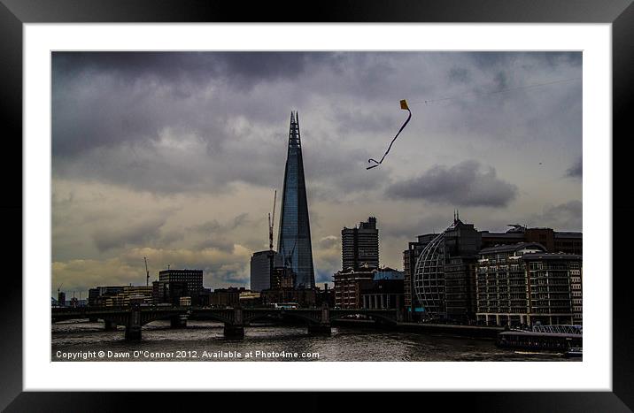 The Shard Framed Mounted Print by Dawn O'Connor