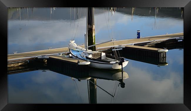 Boat Framed Print by barbara walsh