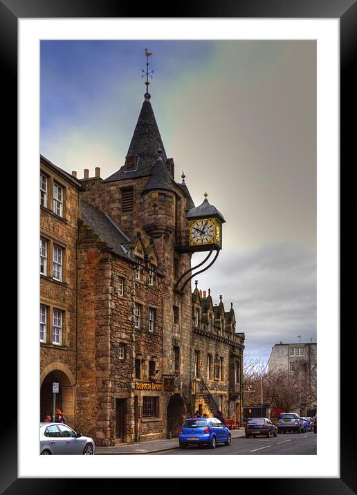 The Tolbooth at the Canongate Framed Mounted Print by Tom Gomez